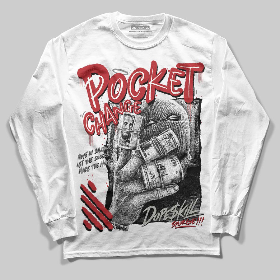 Bugs Bunny 8s DopeSkill Long Sleeve T-Shirt Pocket Change Graphic
