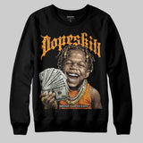 Orange 'Money Loves Me' DopeSkill Graphic Sweatshirt