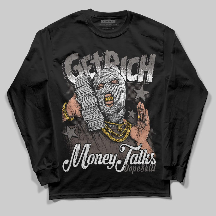 Cave Stone 4s DopeSkill Long Sleeve T-Shirt Get Rich Graphic