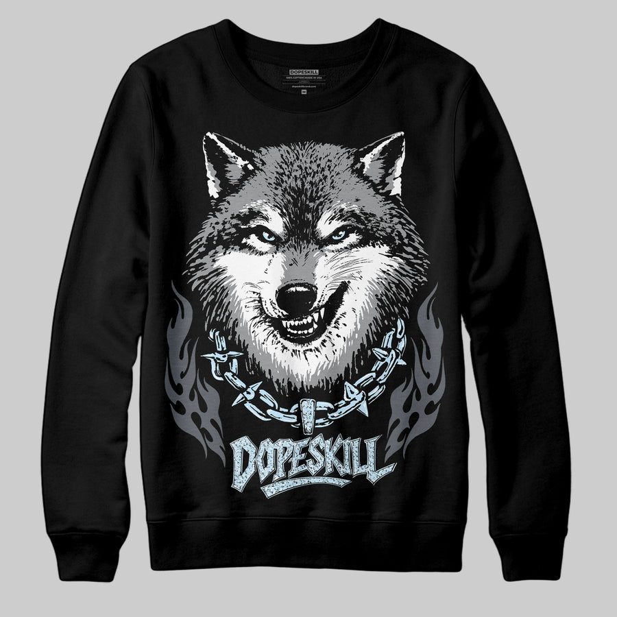 Wolf Grey 5s DopeSkill Sweatshirt Wolf Grey Graphic