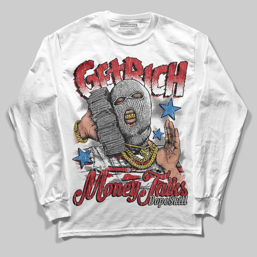 Bugs Bunny 8s DopeSkill Long Sleeve T-Shirt Get Rich Graphic