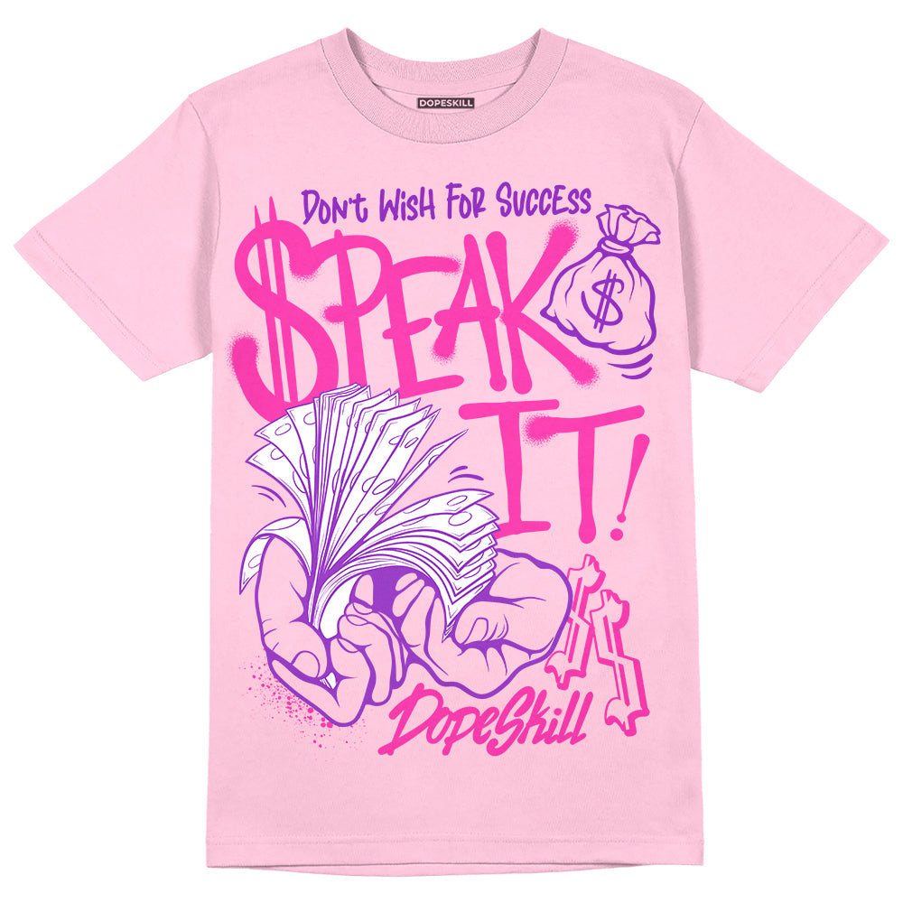 Pink Collection DopeSkill Pink T-shirt Speak It Graphic