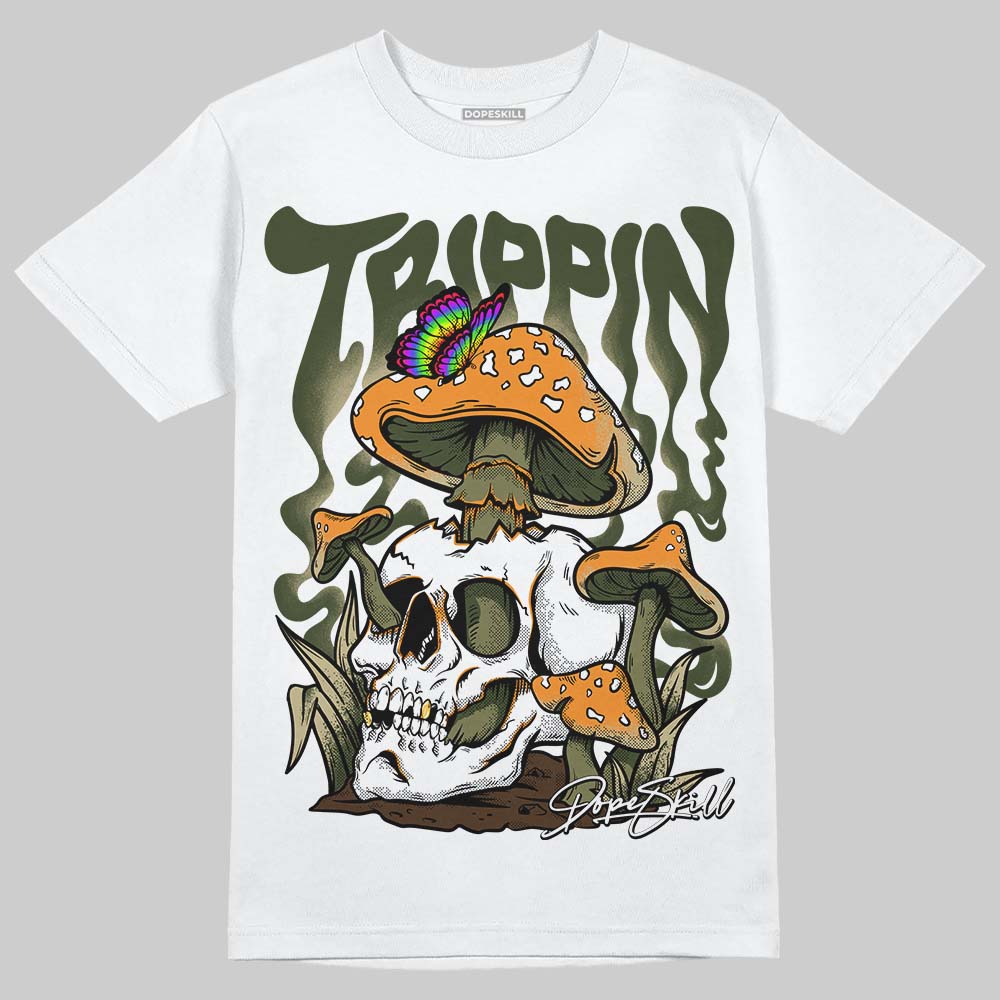 Olive Collection DopeSkill T-Shirt Trippin Graphic