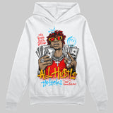 Red 'All Hustle No Luck' DopeSkill Graphic Hoodie