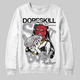 White Cement 4s DopeSkill Sweatshirt Stay It Busy Graphic