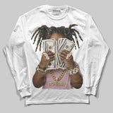 Medium Soft Pink 4s DopeSkill Long Sleeve T-Shirt Rich Youth Graphic
