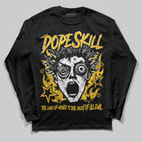 Yellow Collection DopeSkill Long Sleeve T-Shirt Root of Evil Graphic