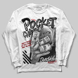 Black Cat 4s DopeSkill Long Sleeve T-Shirt Pocket Change Graphic