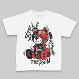 Reverse Infrared 6s DopeSkill Toddler Kids T-shirt Smile Through The Pain Graphic
