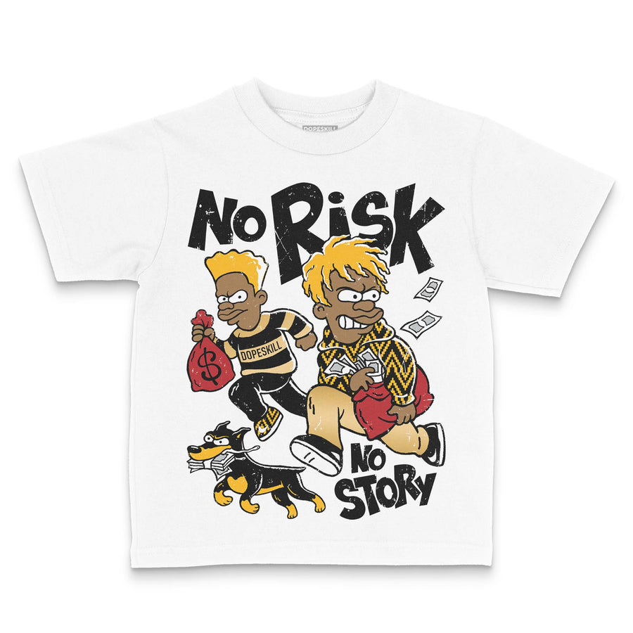 Taxi 12s 2025 DopeSkill Toddler Kids T-shirt No Risk No Story Graphic