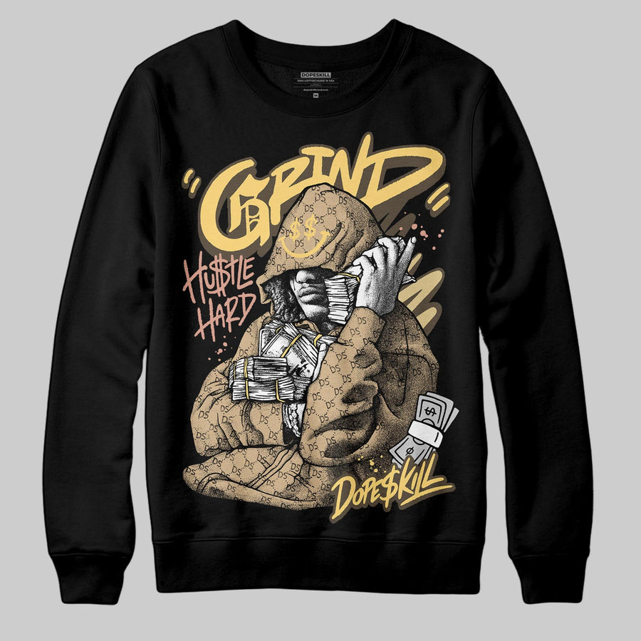 TAN 'Grind Pray' DopeSkill Graphic Sweatshirt