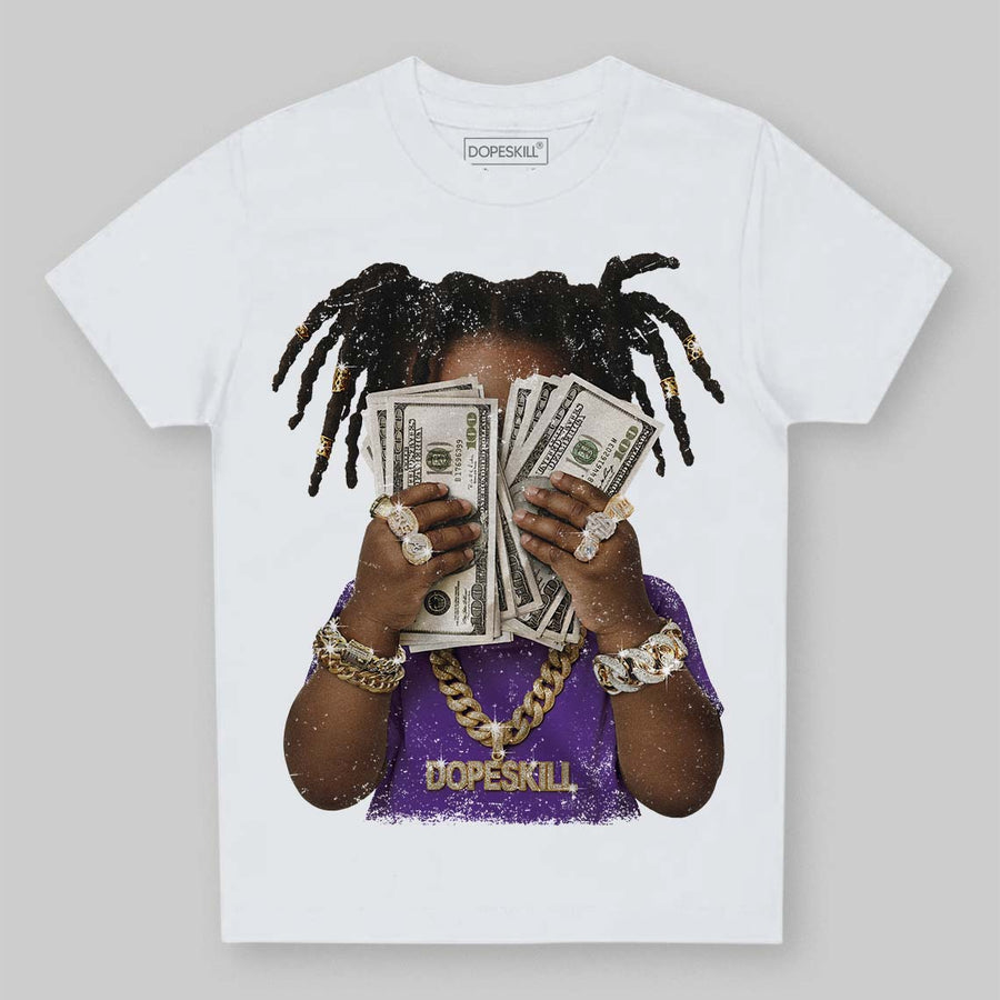 PURPLE Collection DopeSkill Toddler Kids T-shirt Rich Youth Graphic