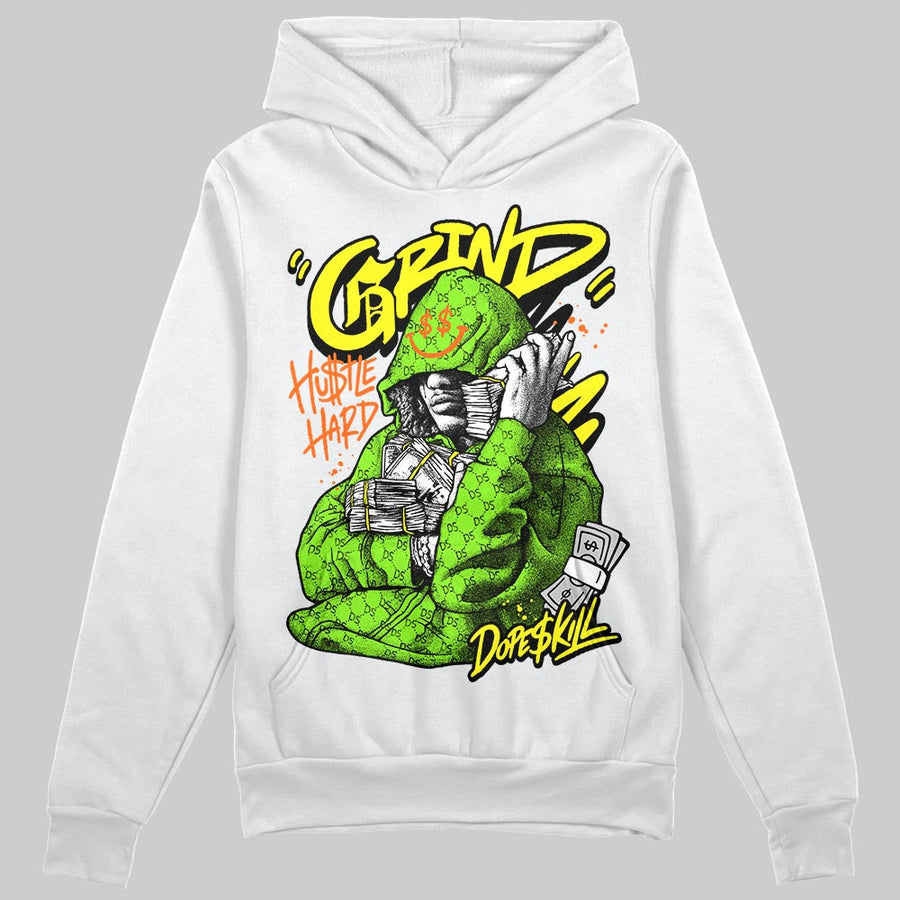 Neon Green 'Grind Pray' DopeSkill Graphic Hoodie