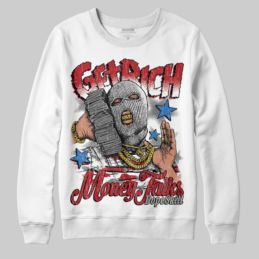 Bugs Bunny 8s DopeSkill Sweatshirt Get Rich Graphic