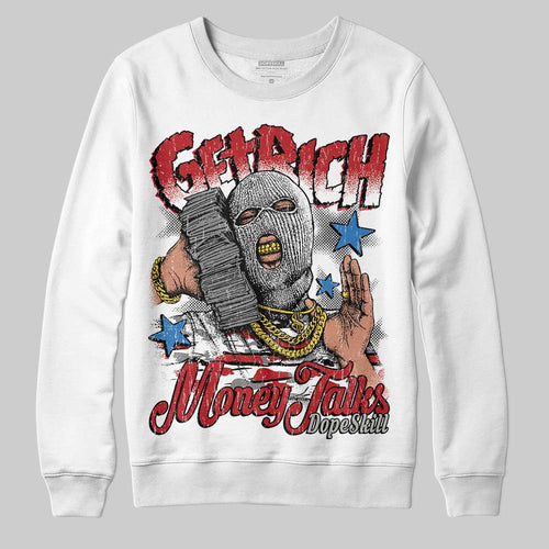 Bugs Bunny 8s DopeSkill Sweatshirt Get Rich Graphic