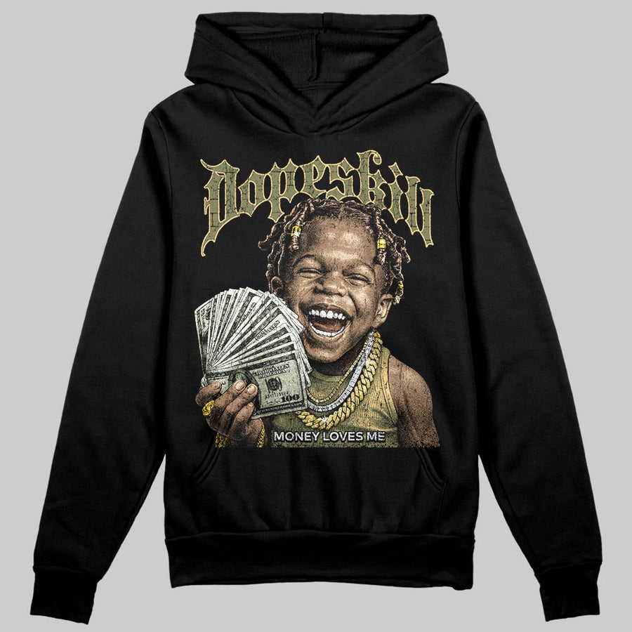 Olive 'Money Loves Me' DopeSkill Graphic Hoodie