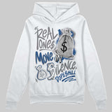 Flint Grey 9s DopeSkill Hoodie Sweatshirt Real Ones Move In Silence Graphic