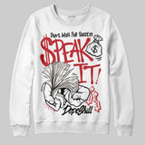 Flight Club 4s DopeSkill Sweatshirt Speak It Graphic