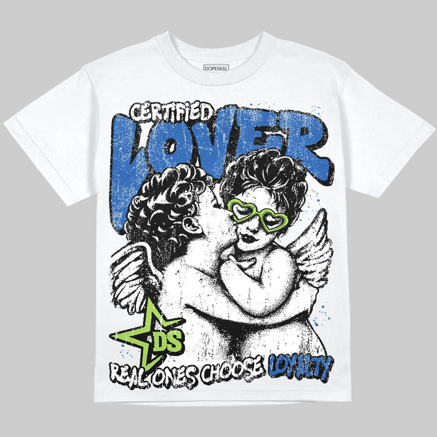 Griffey Max 1 'Varsity Royal' DopeSkill Oversize Print T-Shirt Real Ones Choose Loyalty Graphic