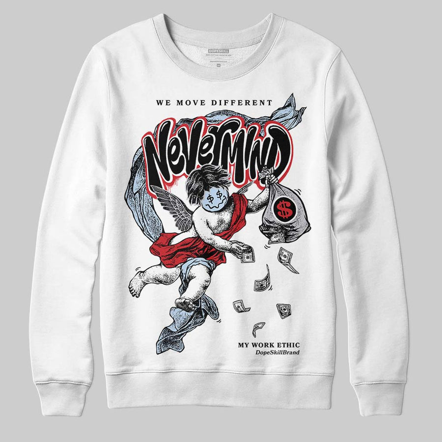 Black Metallic Reimagined 5s DopeSkill Sweatshirt Nevermind Graphic