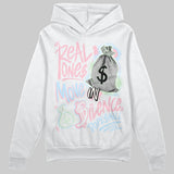 Medium Soft Pink 4s DopeSkill Hoodie Sweatshirt Real Ones Move In Silence Graphic