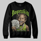 Green 'Money Loves Me' DopeSkill Graphic Sweatshirt