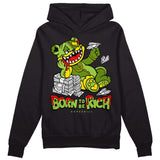 Dunk 'Chlorophyll' DopeSkill Hoodie Sweatshirt Born To Be Rich Graphic