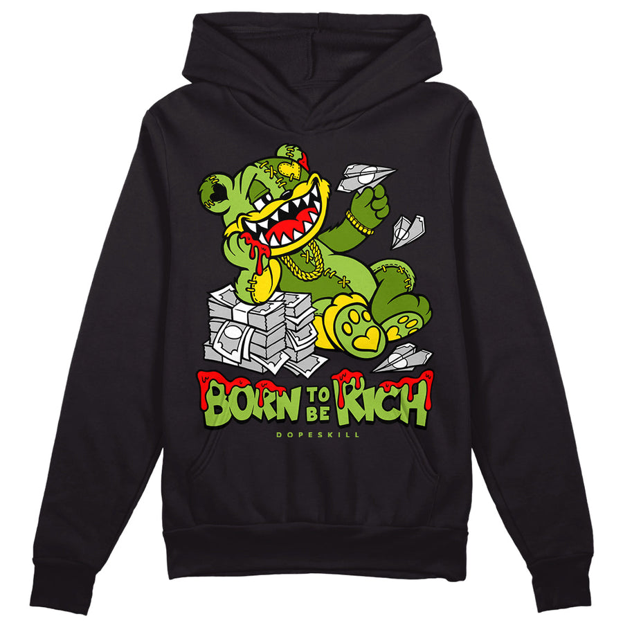 Dunk 'Chlorophyll' DopeSkill Hoodie Sweatshirt Born To Be Rich Graphic