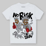 White Cement 4s DopeSkill Toddler Kids T-shirt No Risk No Story Graphic