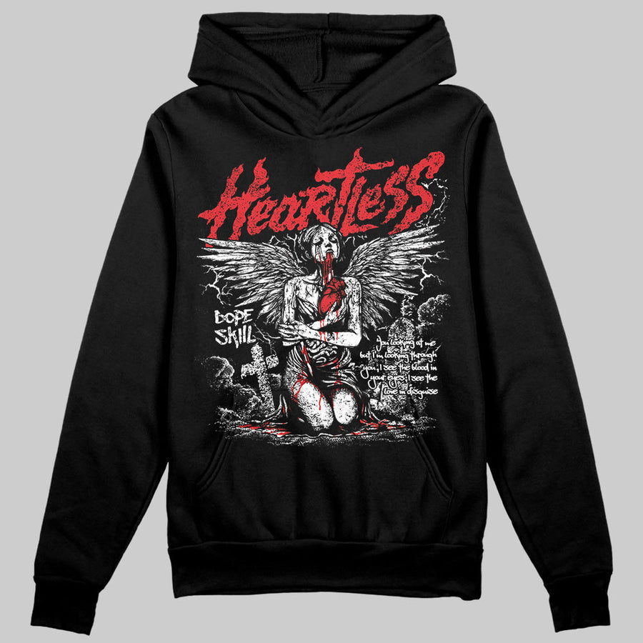 Red Cement 4S DopeSkill Hoodie Sweatshirt Heartless Graphic