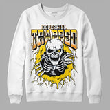 Yellow Ochre 6s DopeSkill Sweatshirt Trapped Halloween Graphic