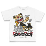 Taxi 12s 2025 DopeSkill Toddler Kids T-shirt Born To Be Rich Graphic