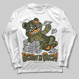 Olive Collection DopeSkill Long Sleeve T-Shirt Born To Be Rich Graphic