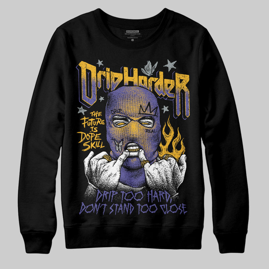 Lakers 4s DopeSkill Sweatshirt Drip Harder Graphic