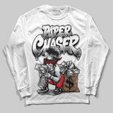 Black/White 'Paper Chaser Boy' DopeSkill Graphic Long Sleeve T-Shirt