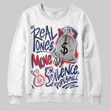 Rare Air 11s DopeSkill Sweatshirt Real Ones Move In Silence Graphic