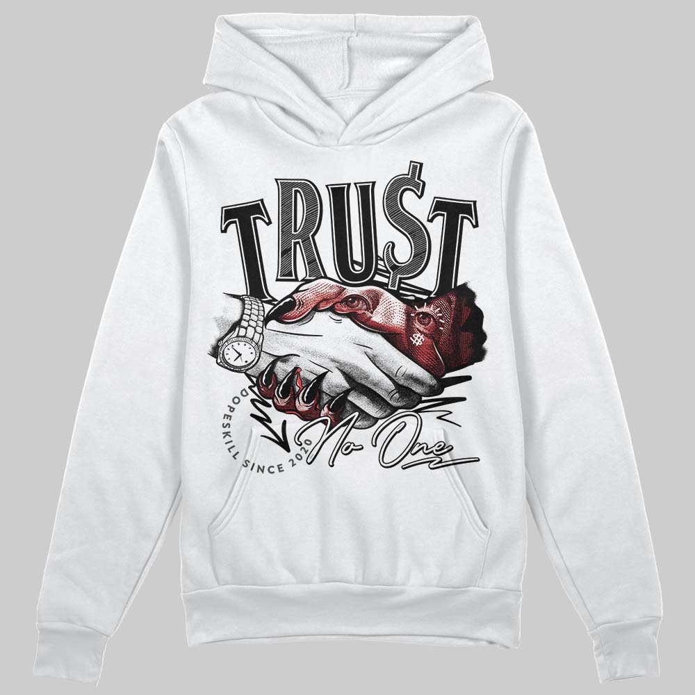 Black Cat 4s DopeSkill Hoodie Sweatshirt Trust No One Graphic