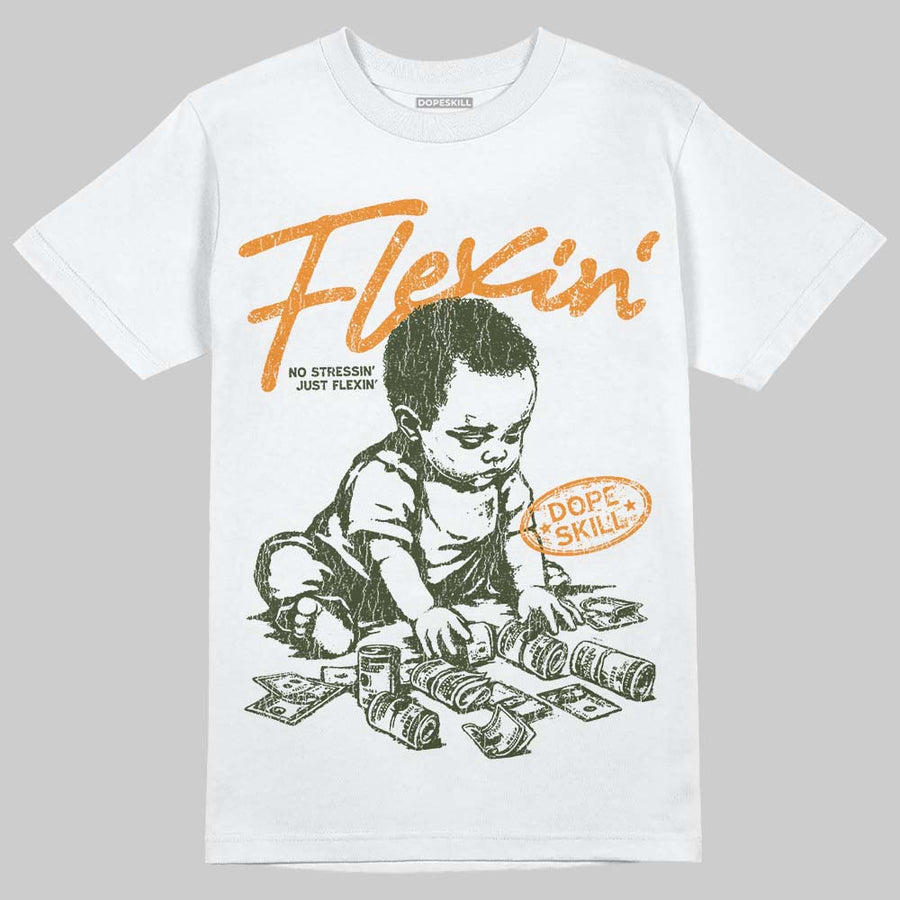Olive Collection DopeSkill T-Shirt Flexin' Graphic