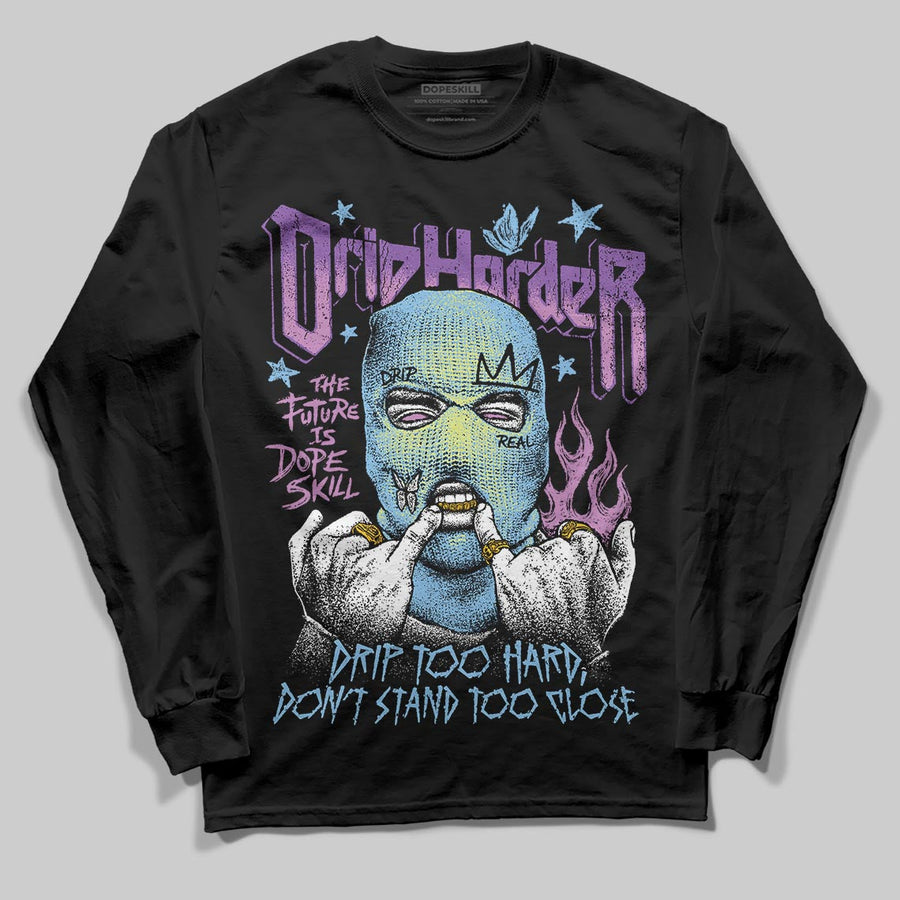 University Blue Collection DopeSkill Long Sleeve T-Shirt Drip Harder Graphic