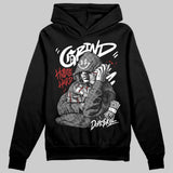 Grey 'Grind Pray' DopeSkill Graphic Hoodie