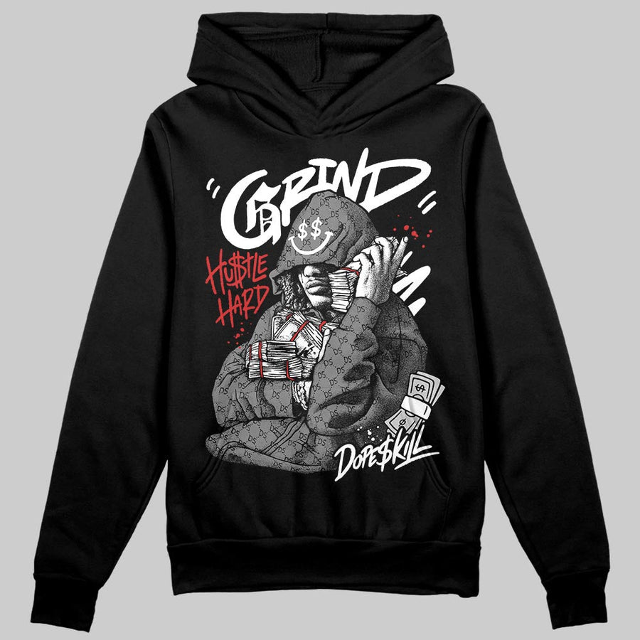 Grey 'Grind Pray' DopeSkill Graphic Hoodie