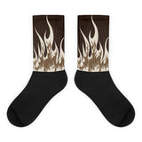 FIRE Sublimated Socks Match AJ 1 Low OG “Reverse Mocha”