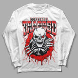 Cherry 11s DopeSkill Long Sleeve T-Shirt Trapped Halloween Graphic