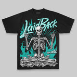 Aqua Oversize Print Laid Back DopeSkill Graphic T-shirt