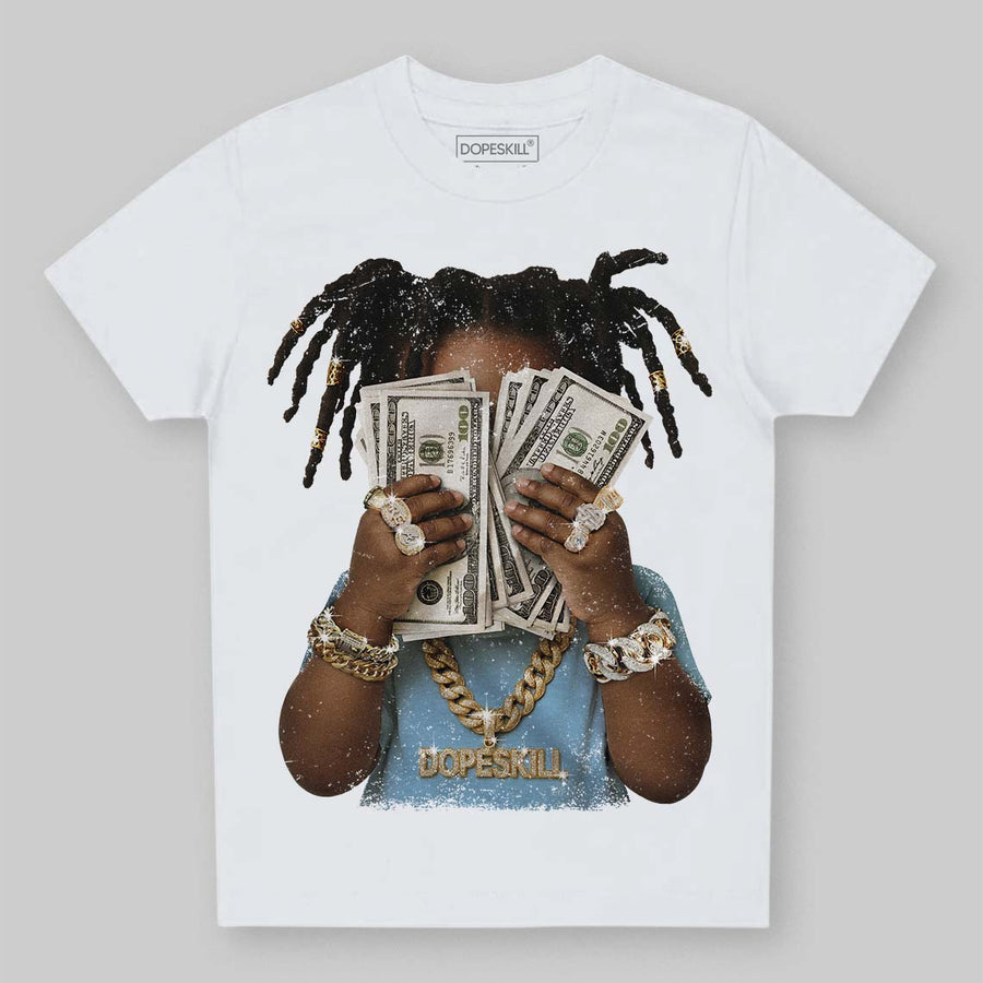 University Blue Collection DopeSkill Toddler Kids T-shirt Rich Youth Graphic