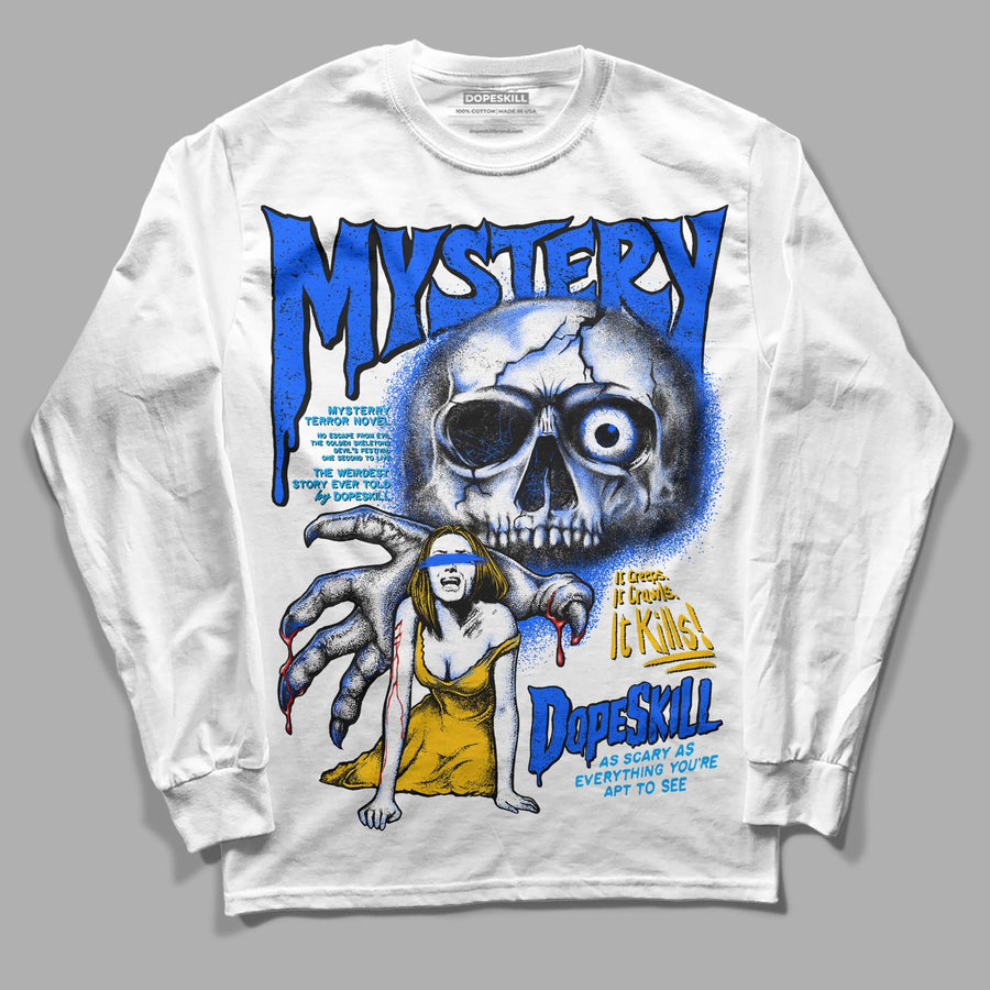 Royal Blue Collection DopeSkill Long Sleeve T-Shirt Mystery Ghostly Grasp Graphic