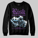 PURPLE 'Risk Is Better Than Regret' DopeSkill Graphic Sweatshirt