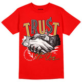 Red Collection DopeSkill Red T-shirt Trust No One Graphic