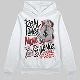 Flight Club 4s DopeSkill Hoodie Sweatshirt Real Ones Move In Silence Graphic