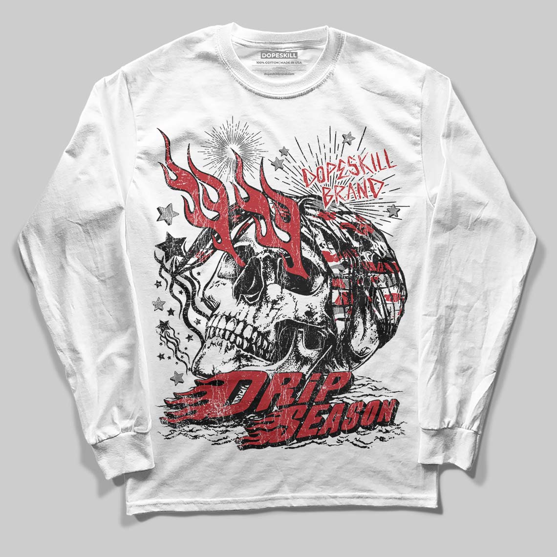 Bugs Bunny 8s DopeSkill Long Sleeve T-Shirt Drip Season Graphic